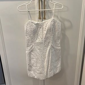 White Eyelet Lilly Pulitzer Dress